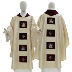 Gothic chasuble "Saint Apostles" G698AGC54