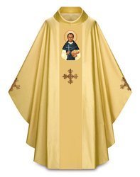 Gothic chasuble "Saint Martin de Porres" 431G63g