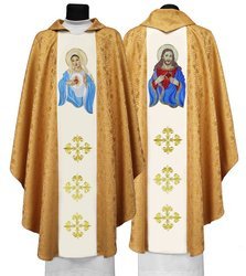 Gothic chasuble "The United Hearts of Jesus and Mary" 735GK16