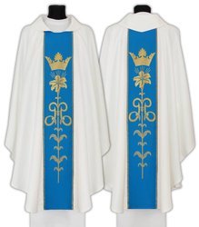 Marian gothic chasuble 080BN