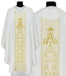 Marian gothic chasuble 085B