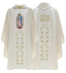 Marian gothic chasuble "Guadalupe" 560K41