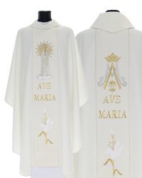 Marian gothic chasuble "Our Lady of Fátima" 728Kg