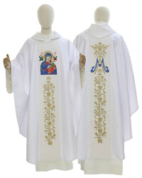 Marian gothic chasuble "Our Lady of Perpetual Help" 628AB25