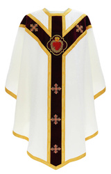 Semi-Gothic chasuble "Heart of Jesus" GY881AKC26