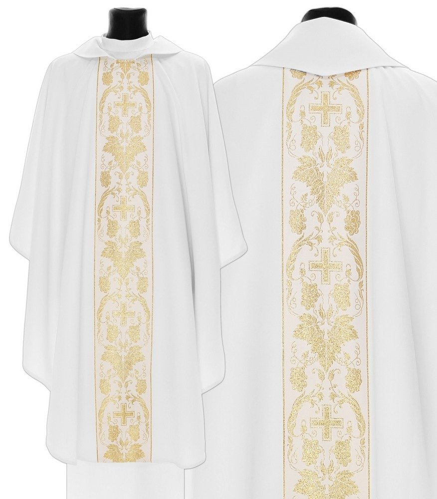 Gothic chasuble 001K Cream \ Unlined | Liturgical vestments \ Chasubles ...