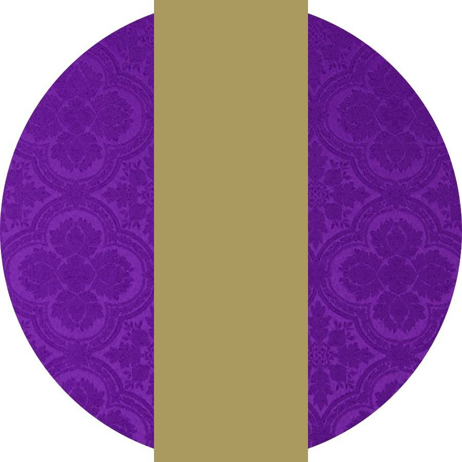 Gothic chasuble "Christ the King" 840FG25 Violet/gold \ With lining