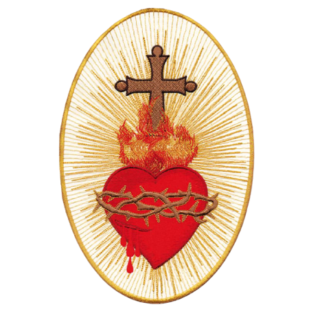 Applique "Heart of Jesus" AP12121