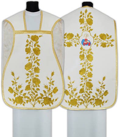 Marian Roman chasuble RH12B