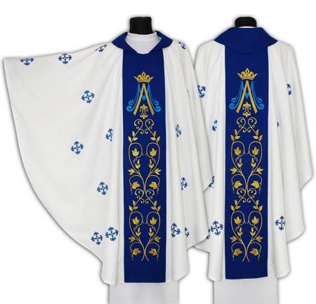 Marian gothic chasuble 663BN