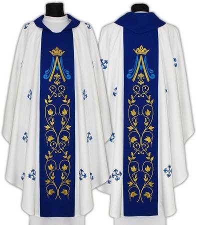 Marian gothic chasuble 663BN