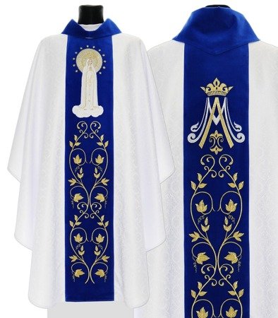 Marian gothic chasuble "Our Lady of Fátima" 412ABN25g