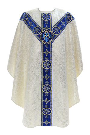 Marian semi-gothic chasuble GY579AKN14