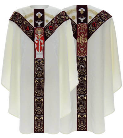 Semi-Gothic chasuble "Christ the King" GY832AKC26