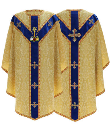 Semi-Gothic chasuble GY828AGN26