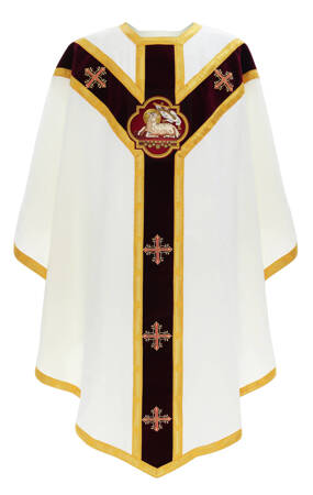 Semi-Gothic chasuble "Lamb" GY880AKC26