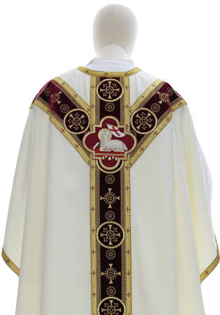 Semi-Gothic chasuble "Lamb" GY883AKC26