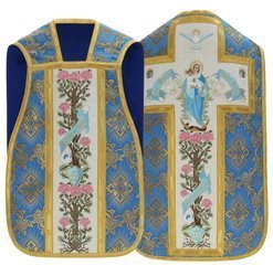 Chasuble romaine mariale R473N9