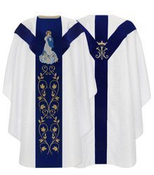 Chasuble semi-gothique mariale GY462ABN25