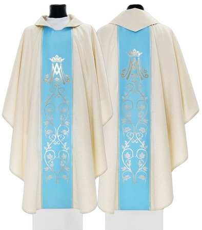 Chasuble gothique mariale 085GN54