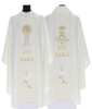Chasuble gothique mariale "Notre-Dame de Fátima" 728Kg