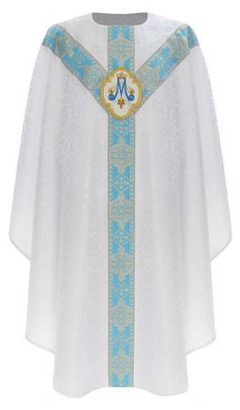 Casula semi-gotica mariana GY204BN25