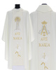 Chasuble gothique mariale "Notre-Dame de Fátima" 728Kg