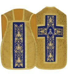 Casulla romana mariana R749GN16