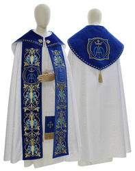 Piviale gotico mariano K872ABN25p