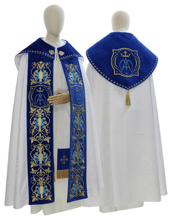 Marianische gotische Pluviale K872ABN25p