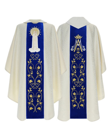 Marian gothic chasuble "Our Lady of Fátima" 412AKN25