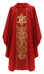 Gothic chasuble "IHS" 049C25