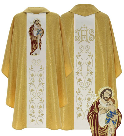 Chasuble gothique "Saint Joseph" 469GK25