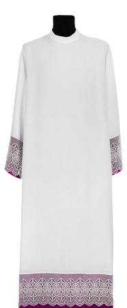 Alb with violet lining A11F