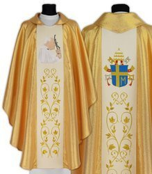 Casulla gótica "Papa Juan Pablo II" 568G