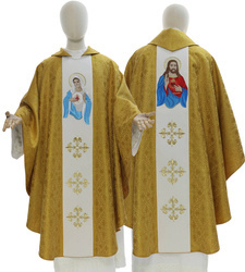 Gothic chasuble "The United Hearts of Jesus and Mary" 735GK16