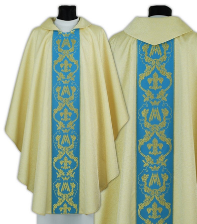 Chasuble gothique mariale 081GN54