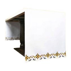 Mantel de altar con decoración sólo en los laterales AC326824