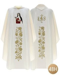 Gothic chasuble "St. Therese of the Child Jesus" 633K25