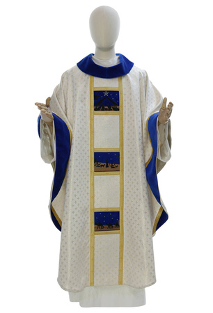 Chasuble gothique "Noël" 759AKN61g