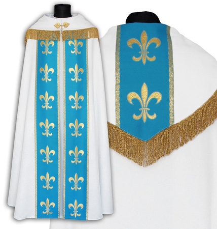 Capa de Asperges Gótica Mariana K086BNf