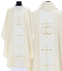 Casulla gótica "Boda" 631GK54g