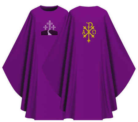 Chasuble gothique G436F