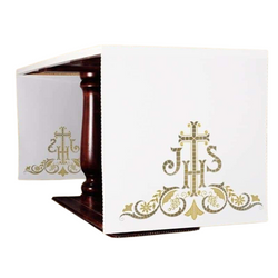 Toalha de altar com decoração apenas nas laterais AC326124