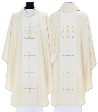 Casulla gótica "Boda" 631GK54g
