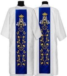 Dalmatica gotica mariana D537ABN25