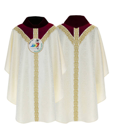 Semi-Gothic chasuble "Pilgrims of Hope" Y897AKC25g