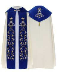 Chape gothique mariale K537AKN25p