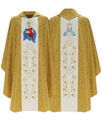 Chasuble gothique mariale 734GK16