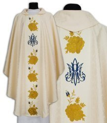 Chasuble gothique mariale 636K25